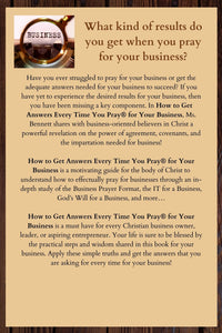 How to Get Answers Every Time You Pray... For Your Business